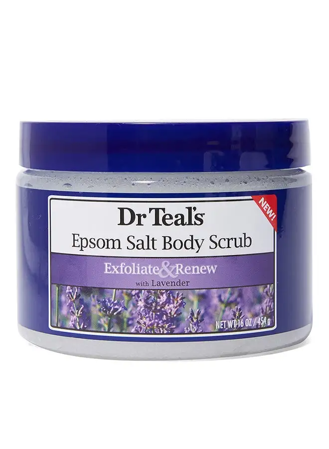 Dr Teal's Pure Epsom Salt Body Scrub 454g