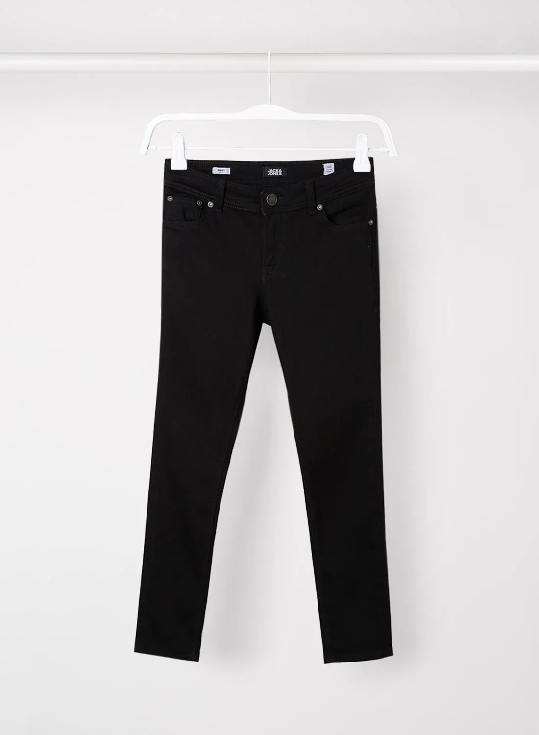 JACK & JONES Teen Skinny Fit Jeans Black Denim