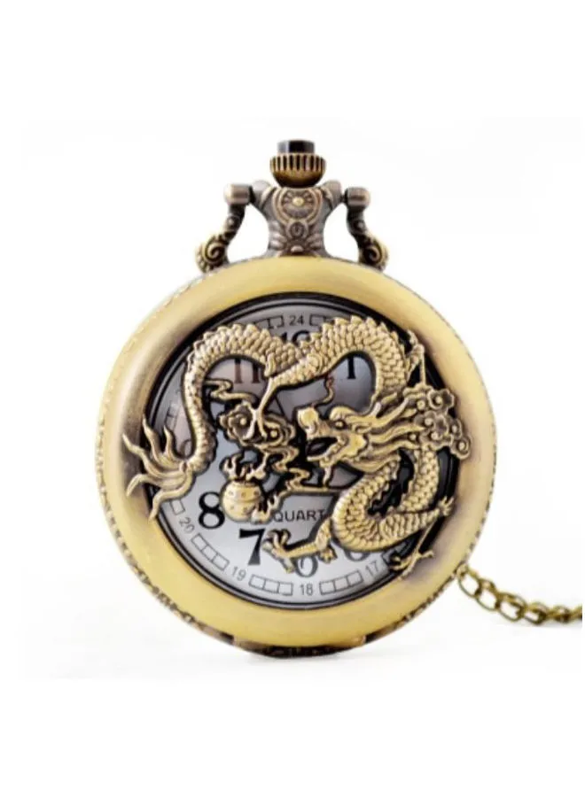 Generic Men's Pocket Watch Pointer Display Ethnic Watch  8557