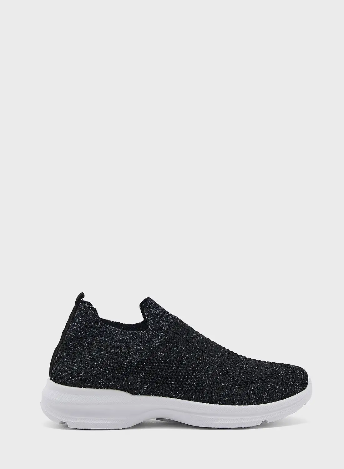 Ginger Textured Knit Slip On Comfort Sneaker