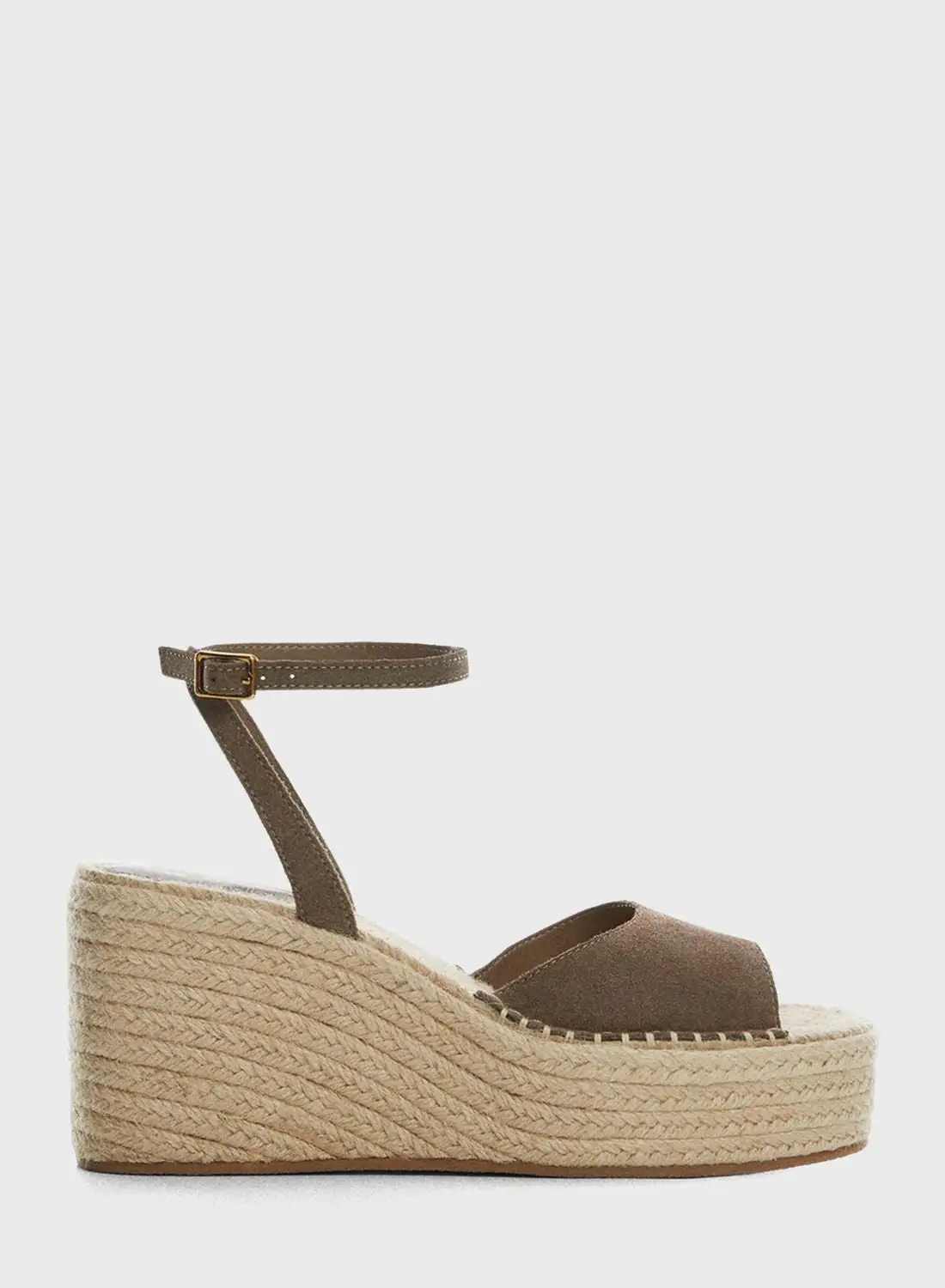 MANGO Alex Wedge Sandals