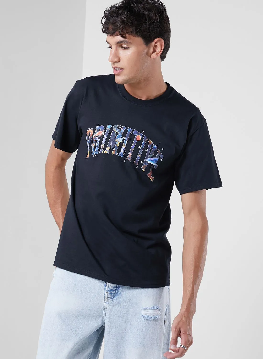 Primitive Collegiate Aquatic T-Shirt