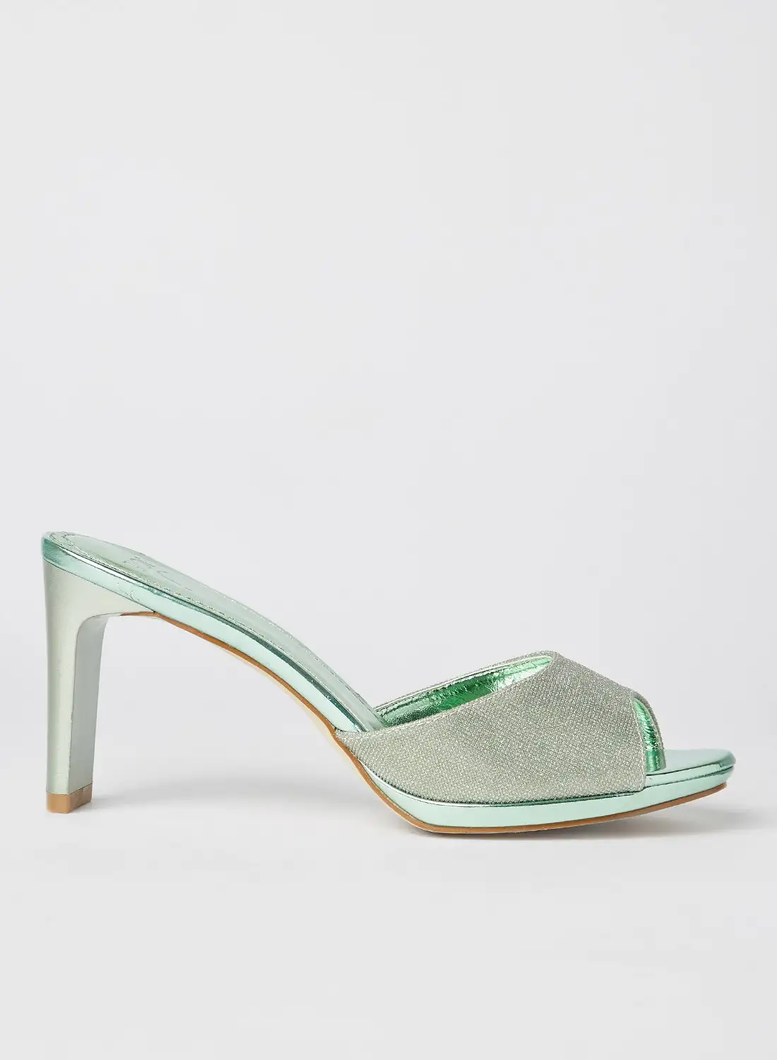 Jove Stylish Open-Toe Heeled Sandals Green Aps