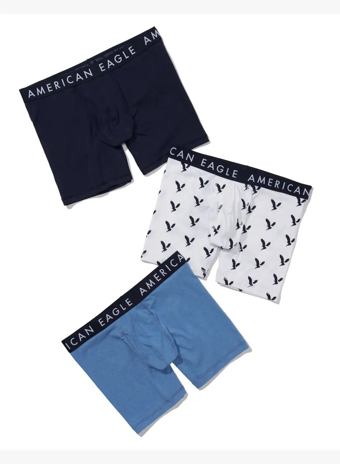 American Eagle 3 Pack Logo Band Boxer