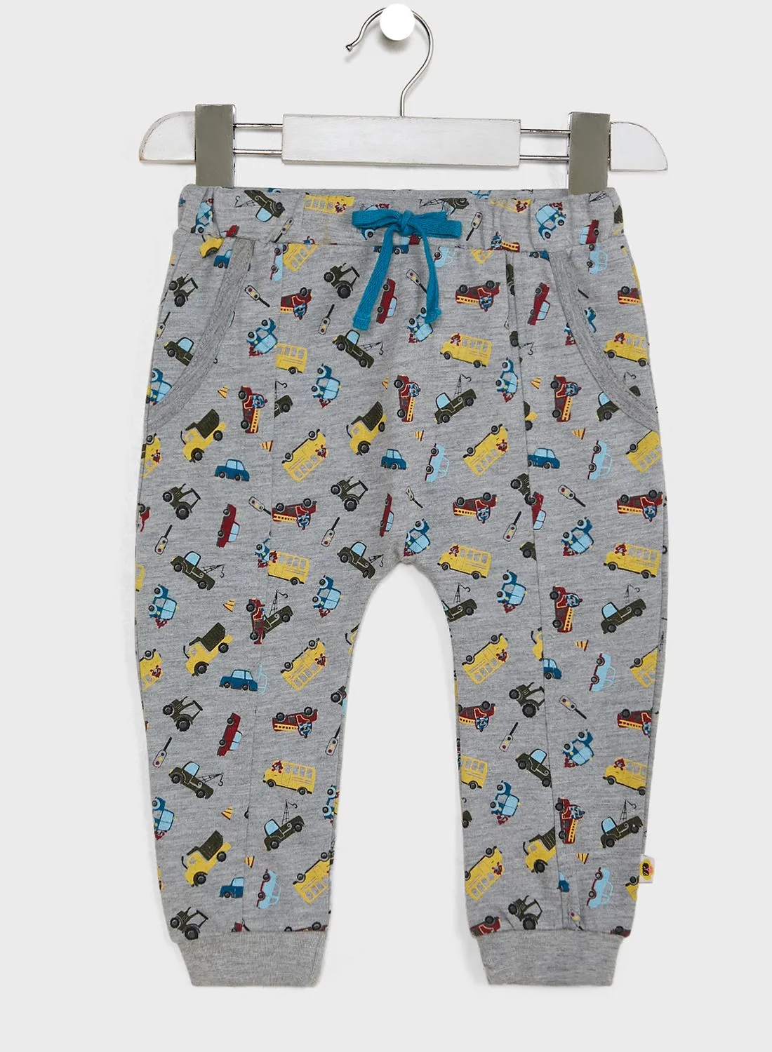 Cheekee Munkee Kids Vehicles Print Sweatpants