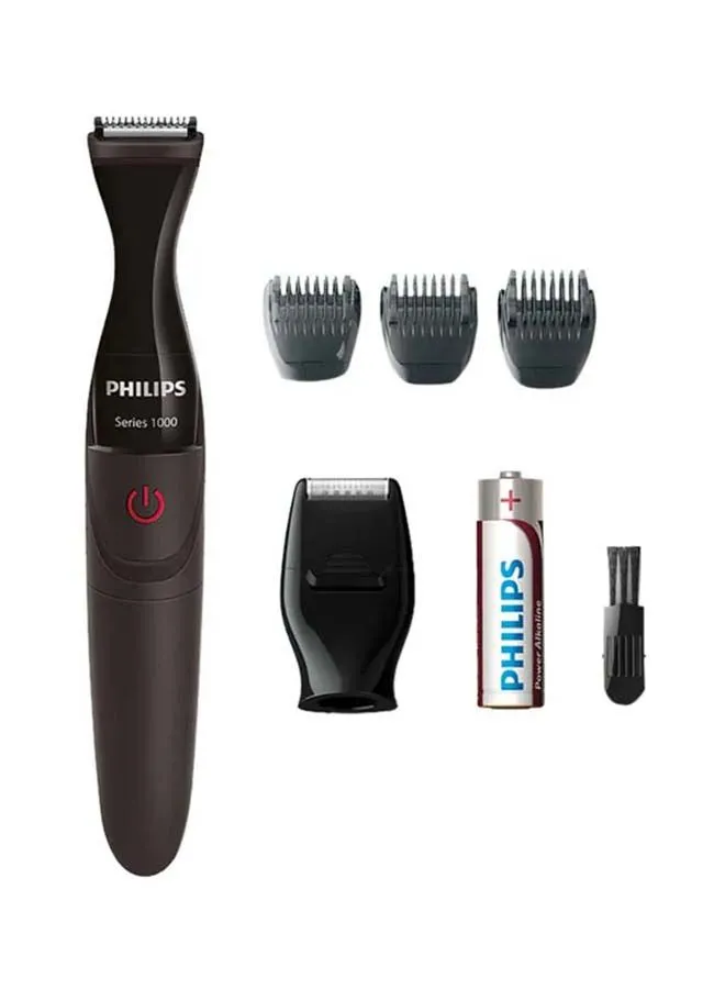 Philips Multigroom Series 1000 آلة تصفيف اللحية فائقة الدقة رمادي / أسود أسود / رمادي