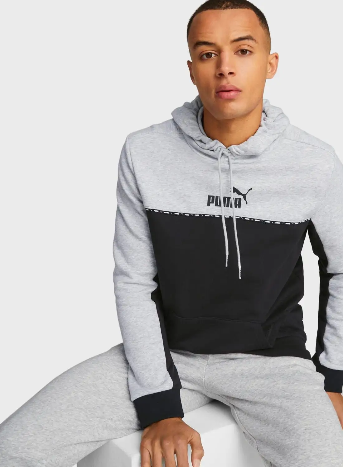 PUMA Essential Block Tape Hoodie