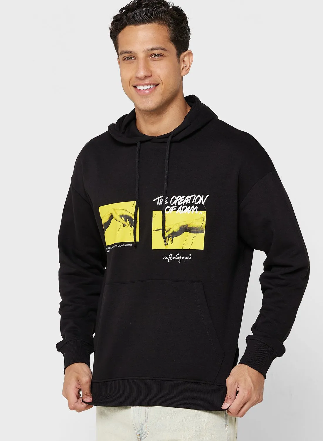 JACK & JONES Graphic Printed Hoodie