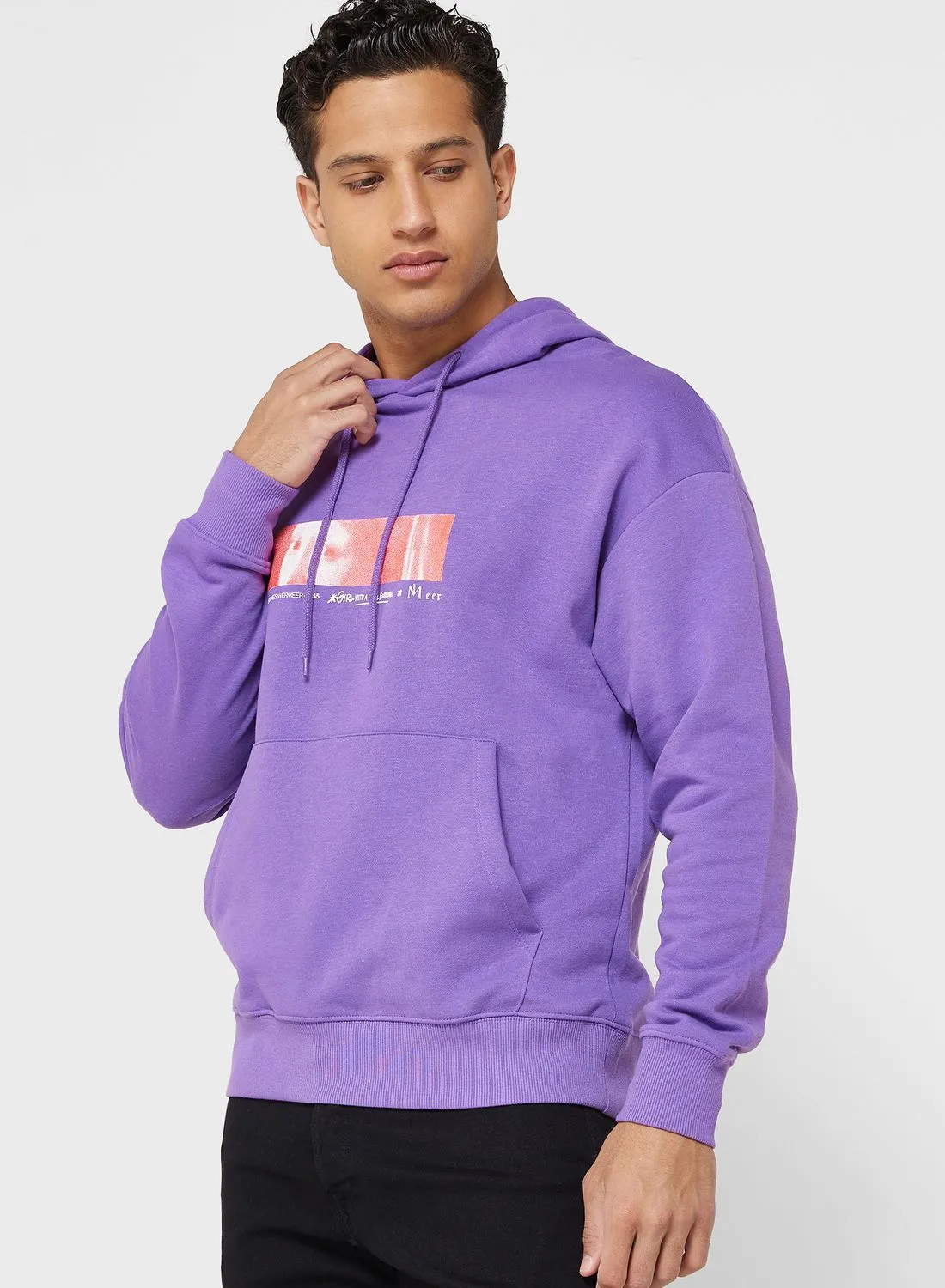 JACK & JONES Graphic Printed Hoodie