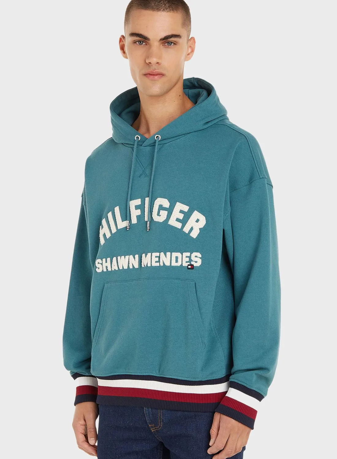 TOMMY HILFIGER Casual Logo Printed Hoodie