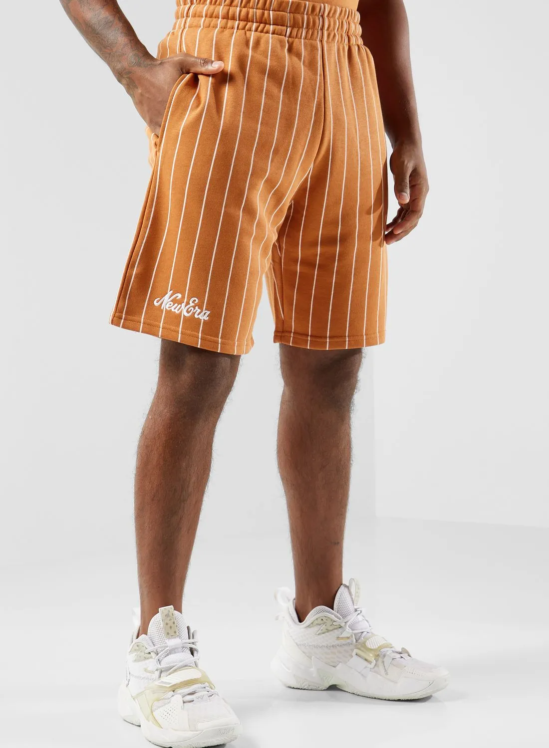 NEW ERA Pinestripe Shorts