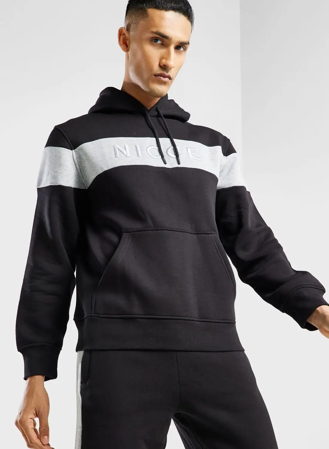 nicce london Mercury Stripe Hoodie