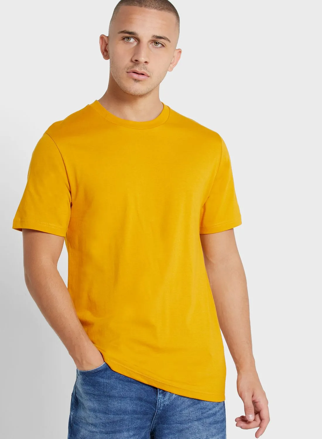 Seventy Five Basics Essential Crew Neck T-Shirt