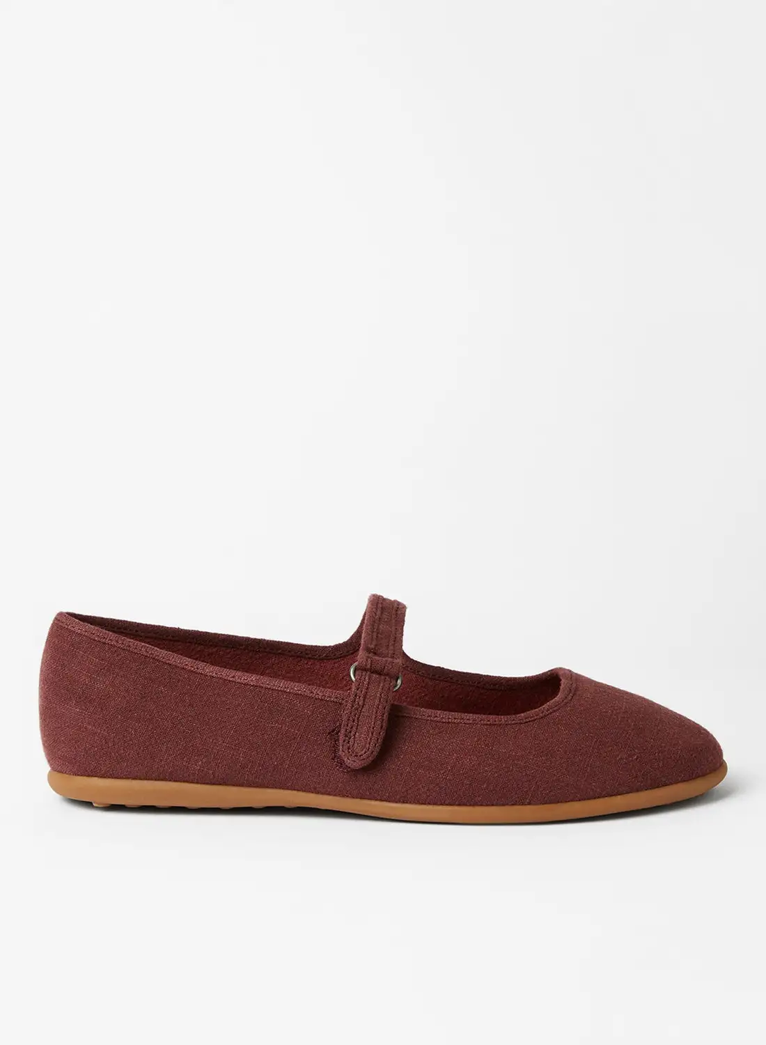 MANGO Kids Bianca Mary Janes Burgundy