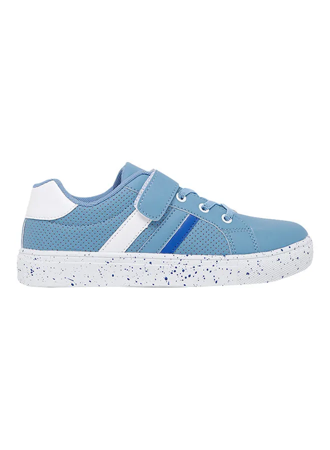 ZAHA Girls Contrast Stripes Sneakers Blue