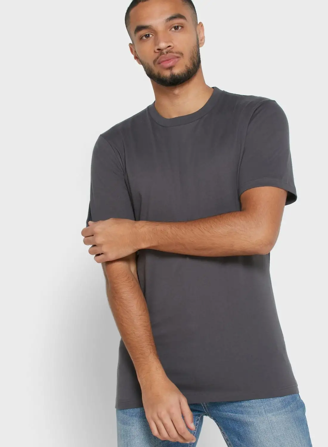 Seventy Five Basics Essential Crew Neck T-Shirt