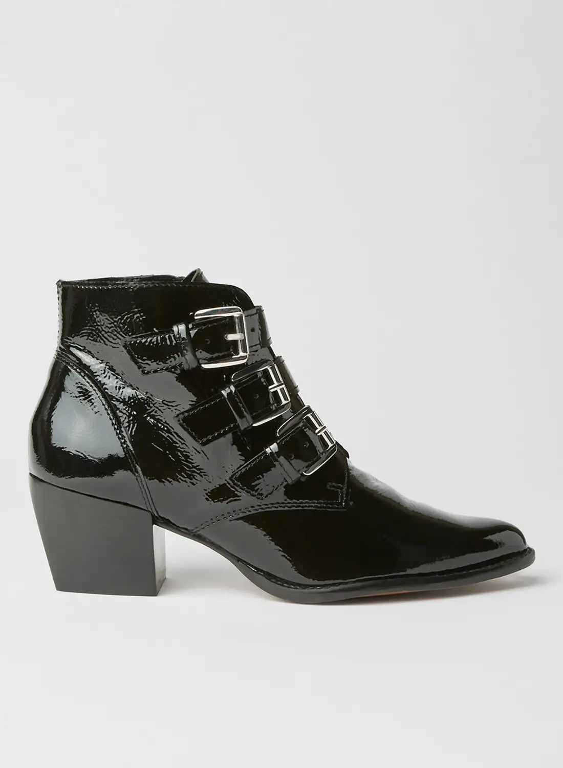 ALDO Bennevis Block Mid Heel Ankle Boots Black