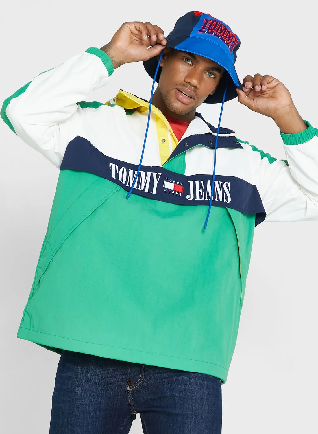 TOMMY JEANS Logo Printed Hoodie