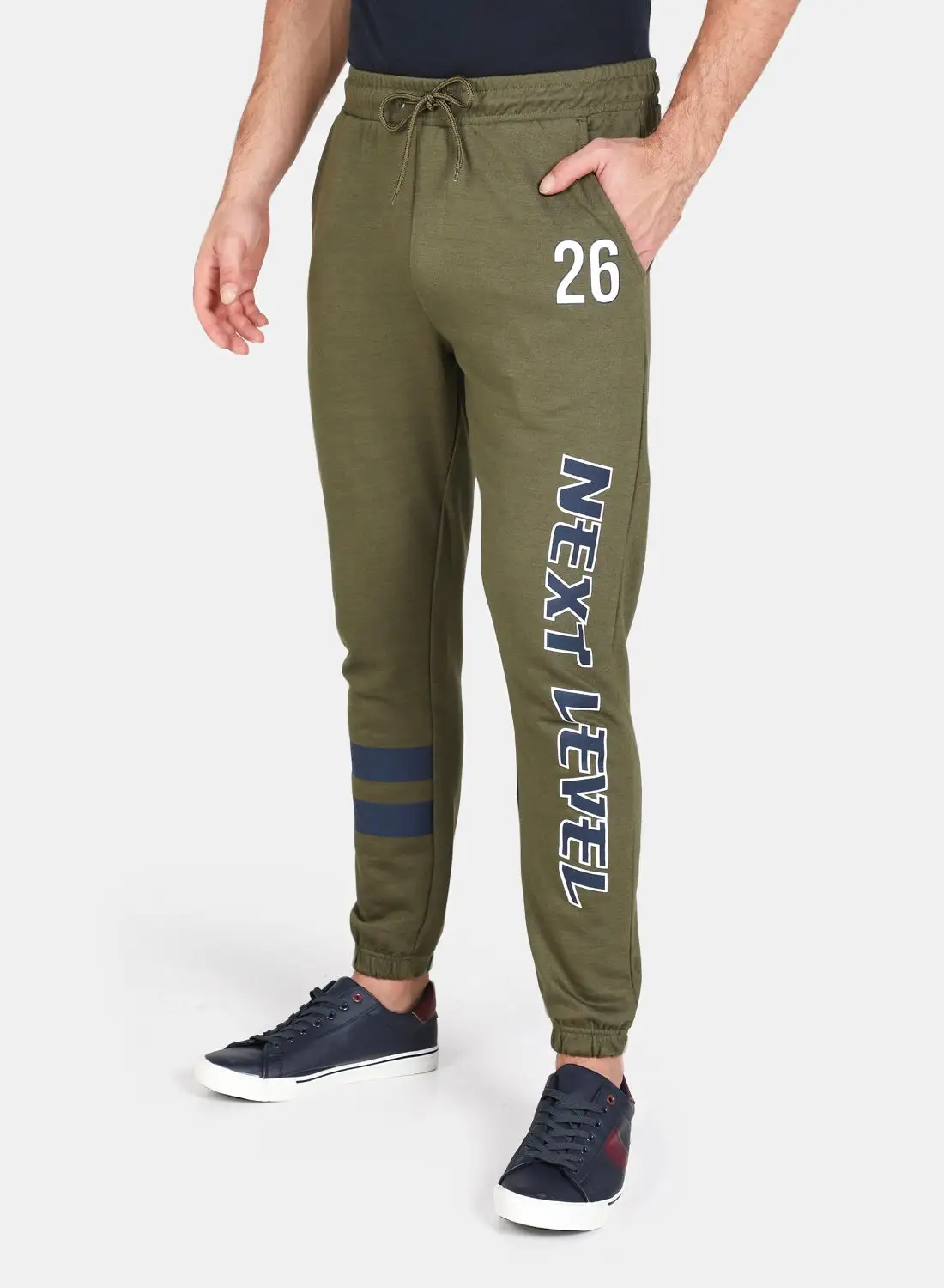 Athletiq Essential Drawstring Joggers Capulet Olive