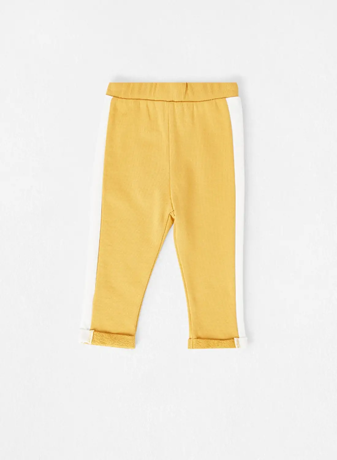 MANGO Kids/Teen Side Striped Sweatpants Yellow