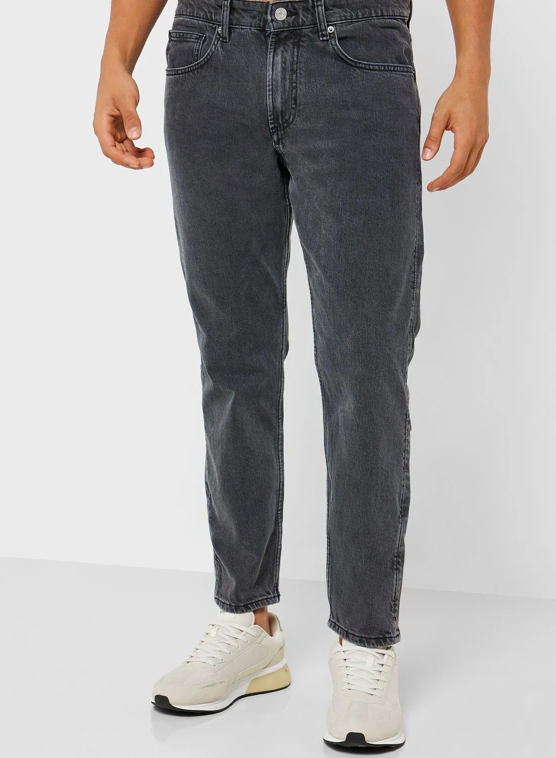 Mango Man Rinse Wash Straight Fit Jeans