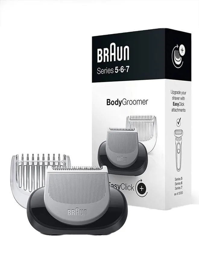 BRAUN Easy Click Body Groomer Attachment For Series 5 6 And 7 Electric Shaver New Generation 06-BDT