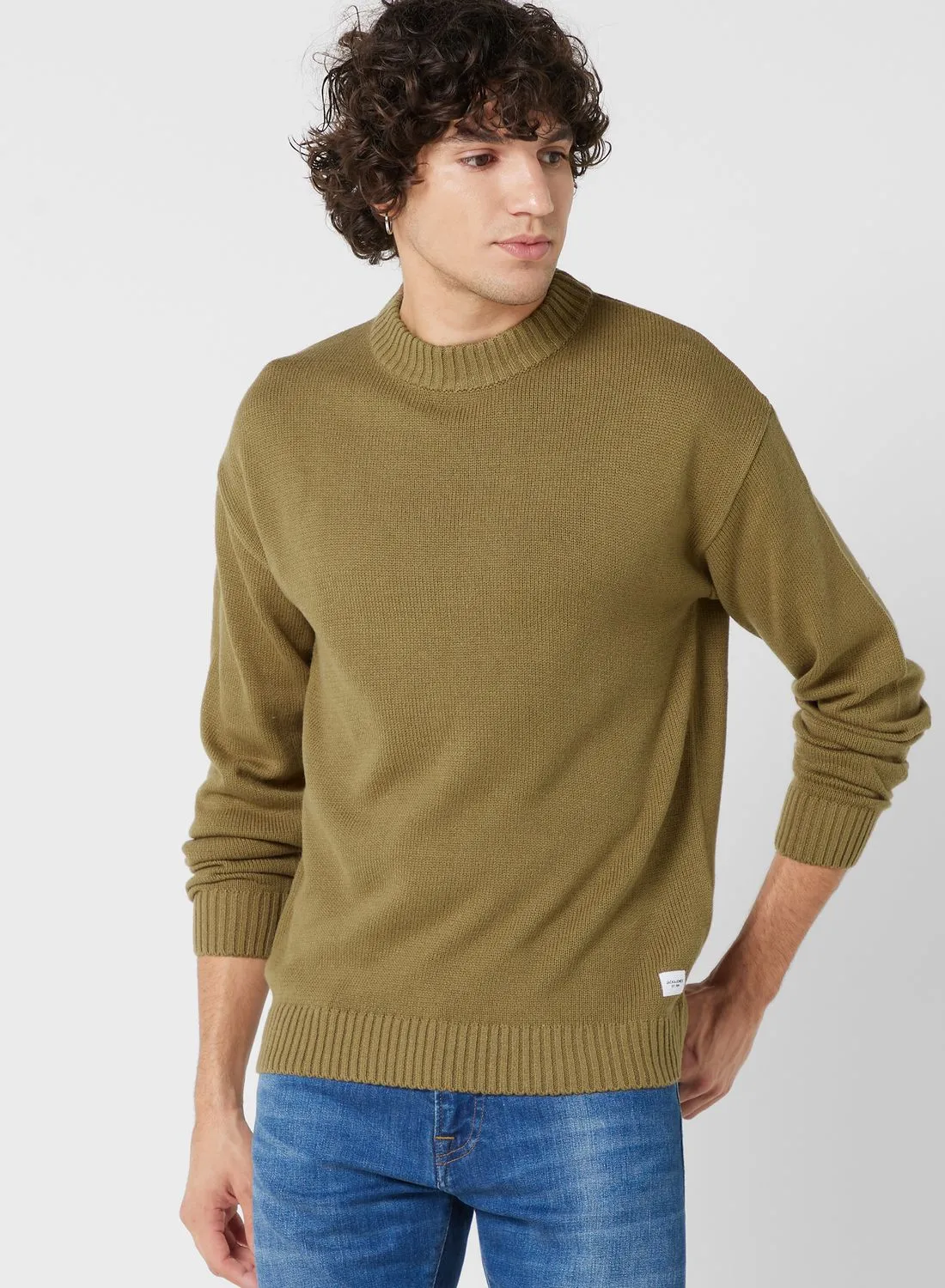 JACK & JONES Knitted Crew Neck Sweater