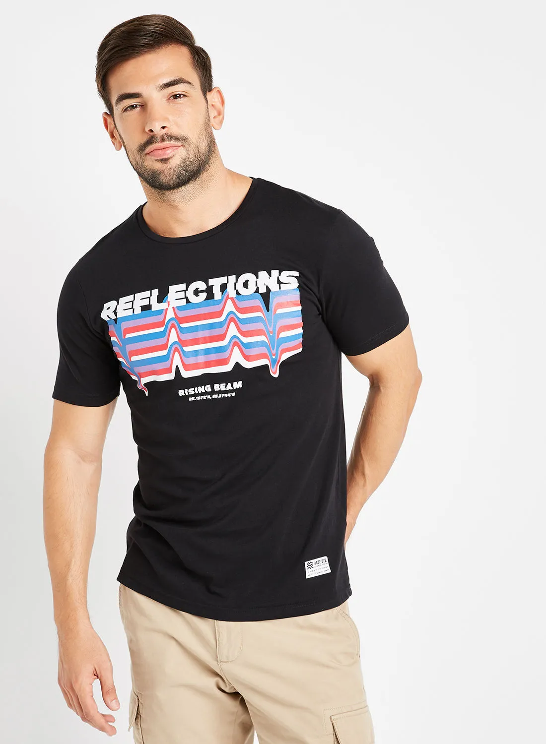 ABOF Reflections T-Shirt Jade Black