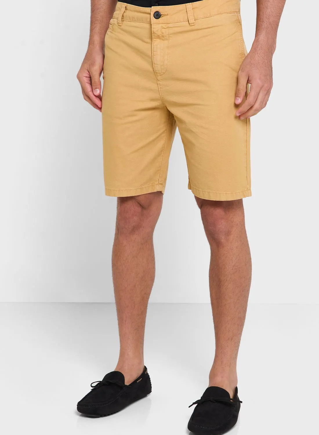 Robert Wood Textured Shorts