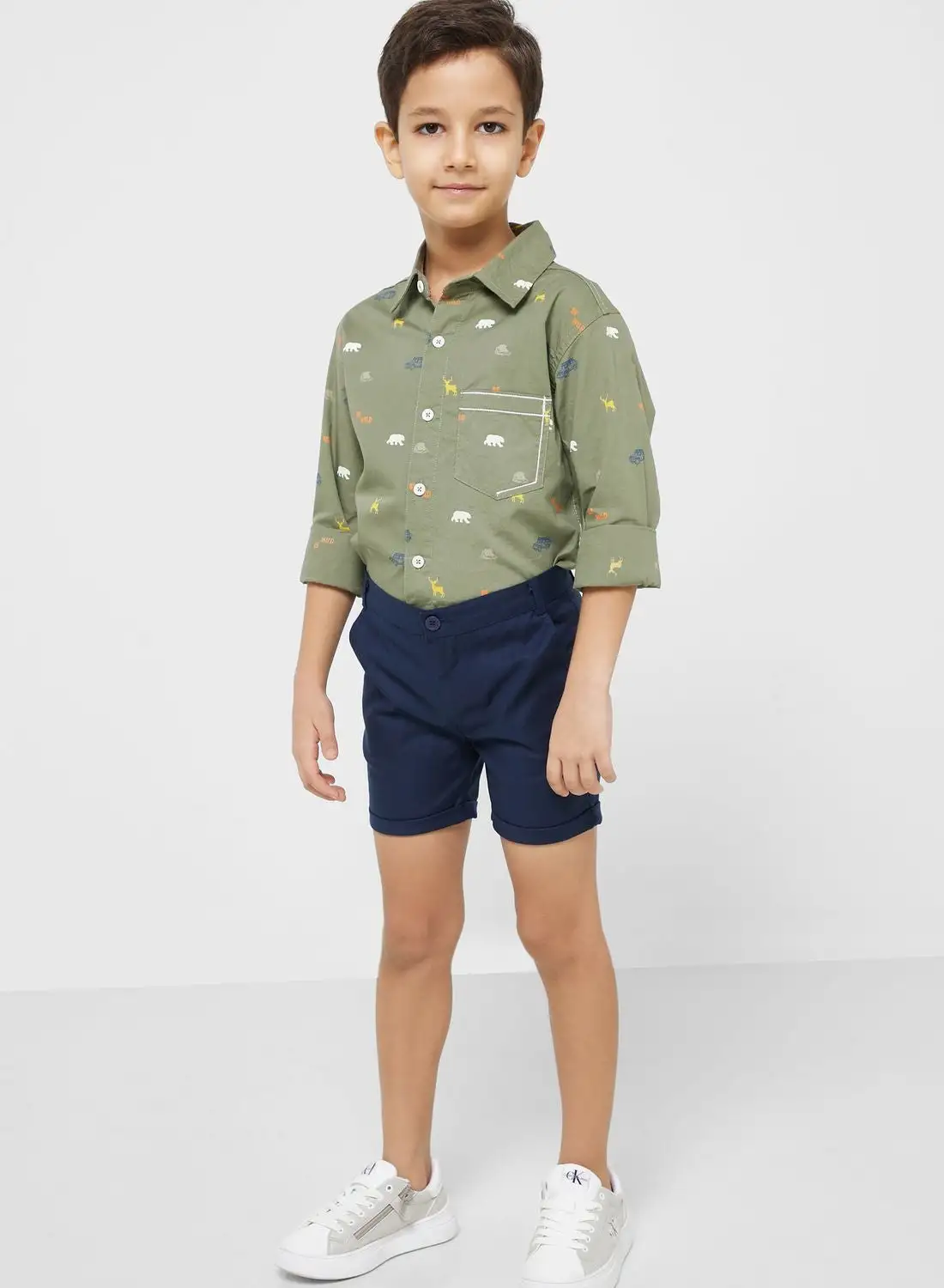 Pinata Boys Solid Chino Shorts