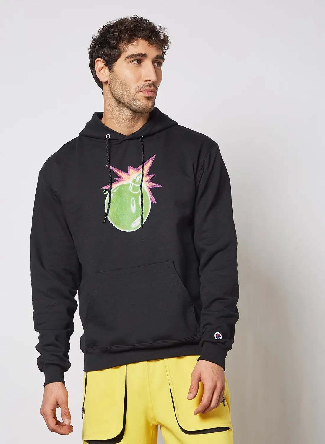 The Hundreds Claude Adam Graphic Hoodie Black