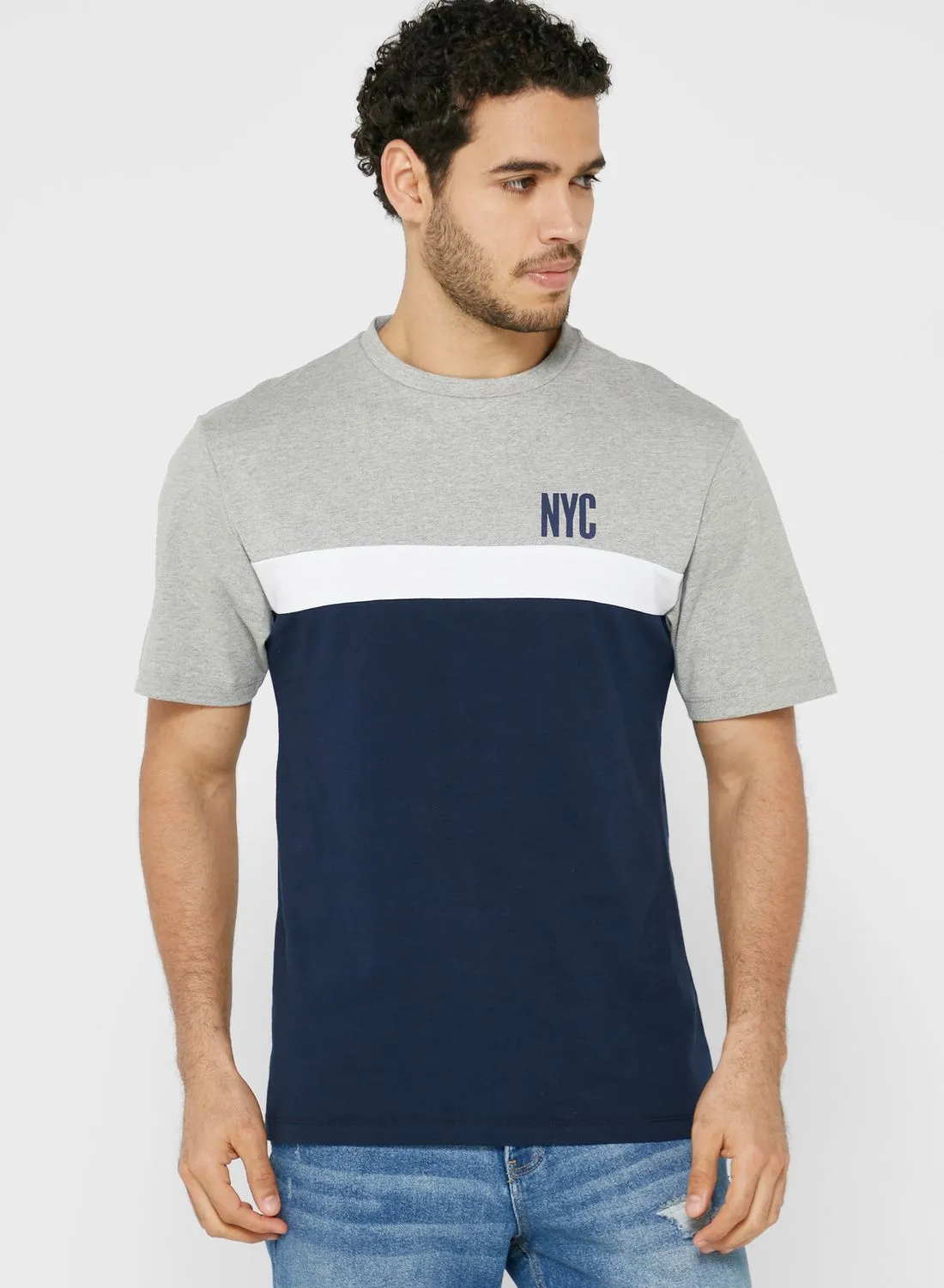 Seventy Five NYC Colourblock T-Shirt