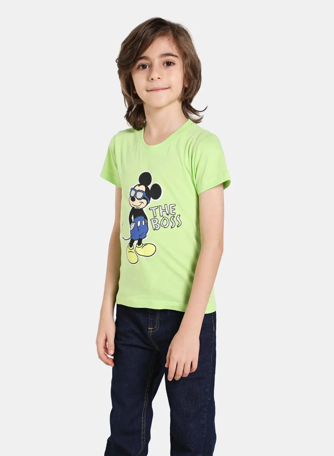 NEON Neon Mickey Mouse T-Shirt Green