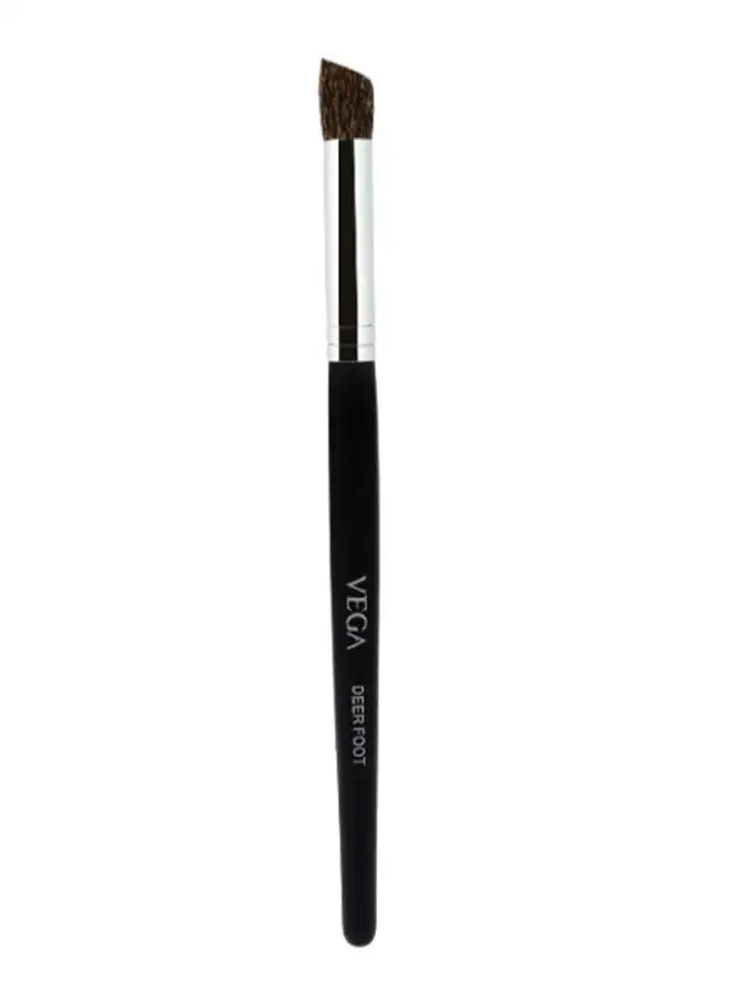 Vega Eye-Shadow Applicator Deer Foot Shaped Brush Black/Silver/Brown