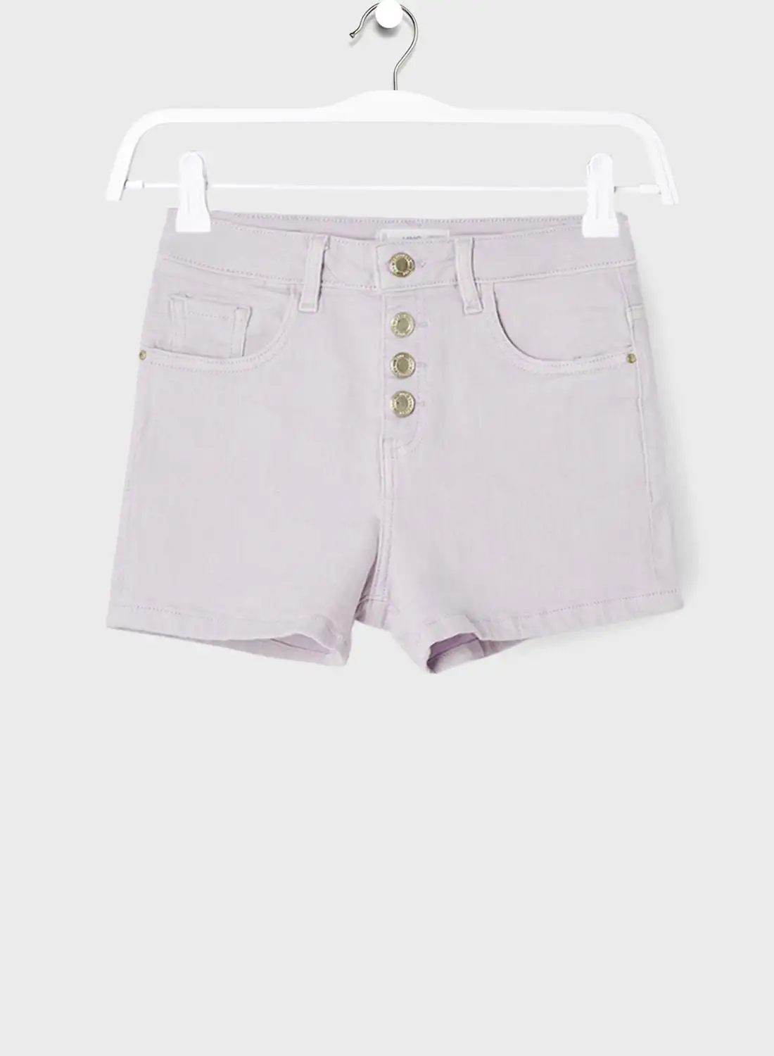 MANGO Youth Teen Buttoned Denim Shorts