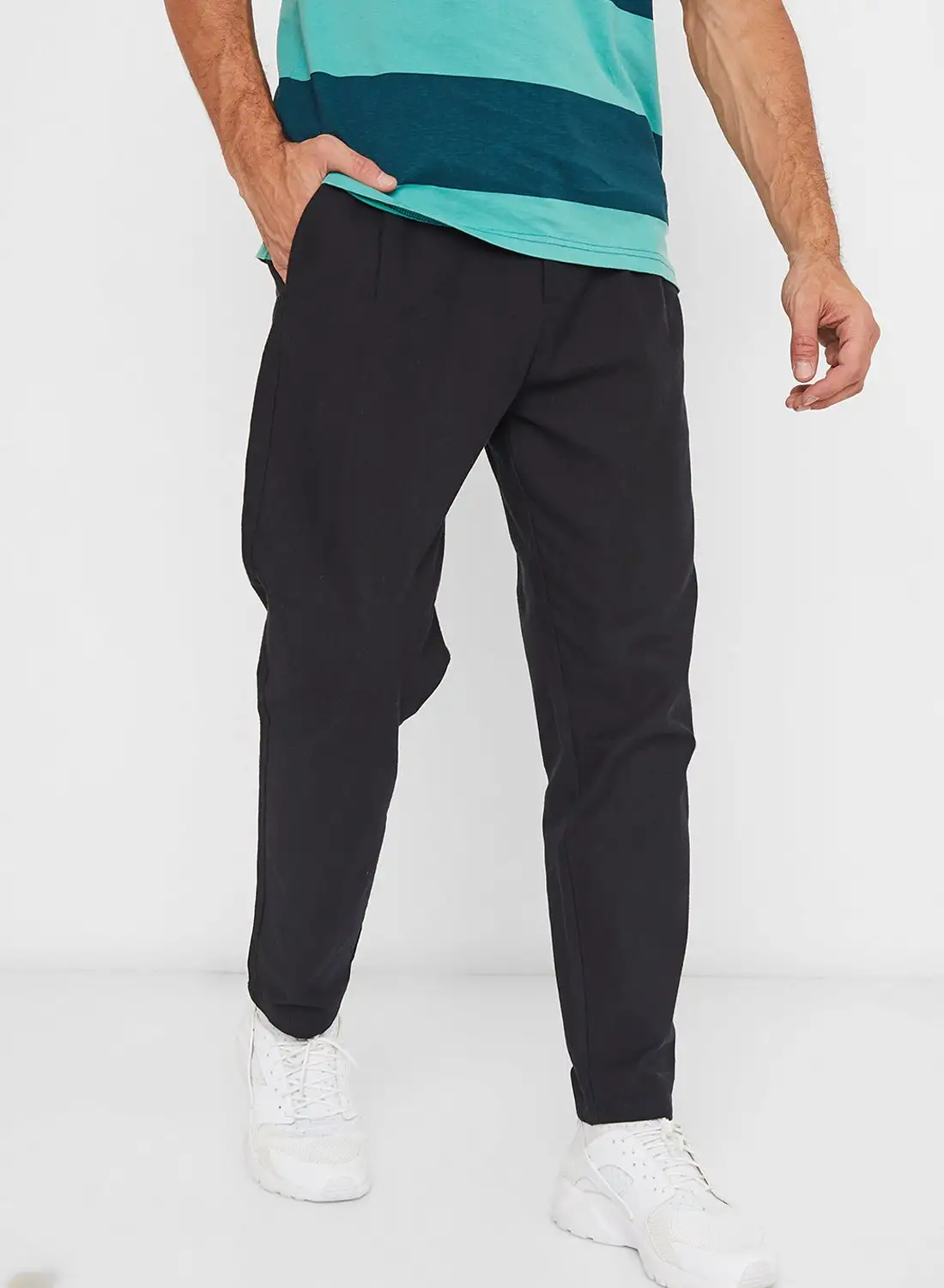 ONLY & SONS Basic Pleat Detailed Pants Black