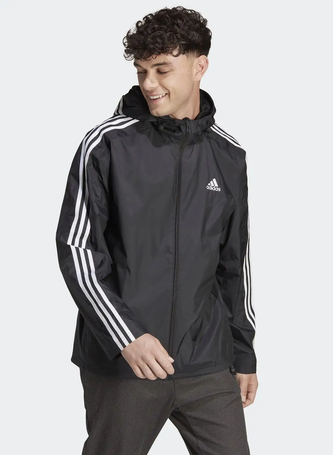 Adidas 3 Stripes Windbreaker Jacket