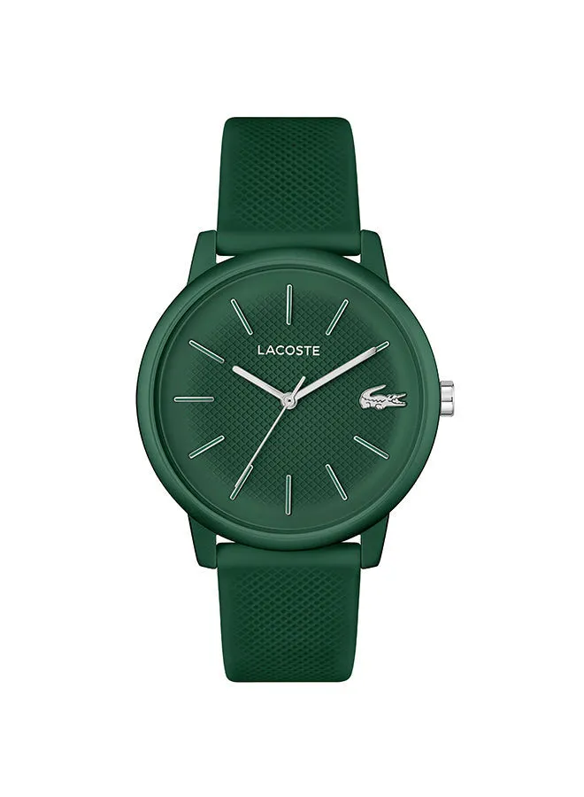 LACOSTE Men Analog Round Shape Silicone Wrist Watch 42 mm