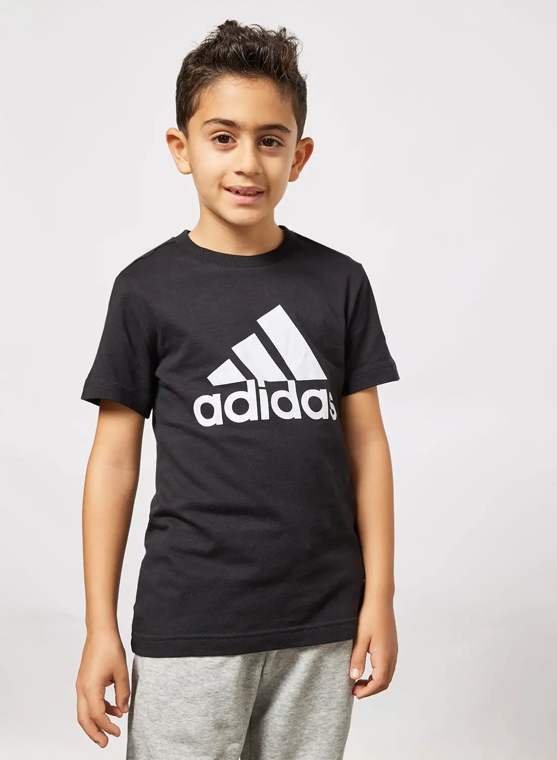 Adidas Kids/Teen Essentials T-Shirt Black/White