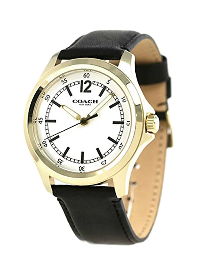 COACH Men's Barrow Leather Analog Watch 14602056