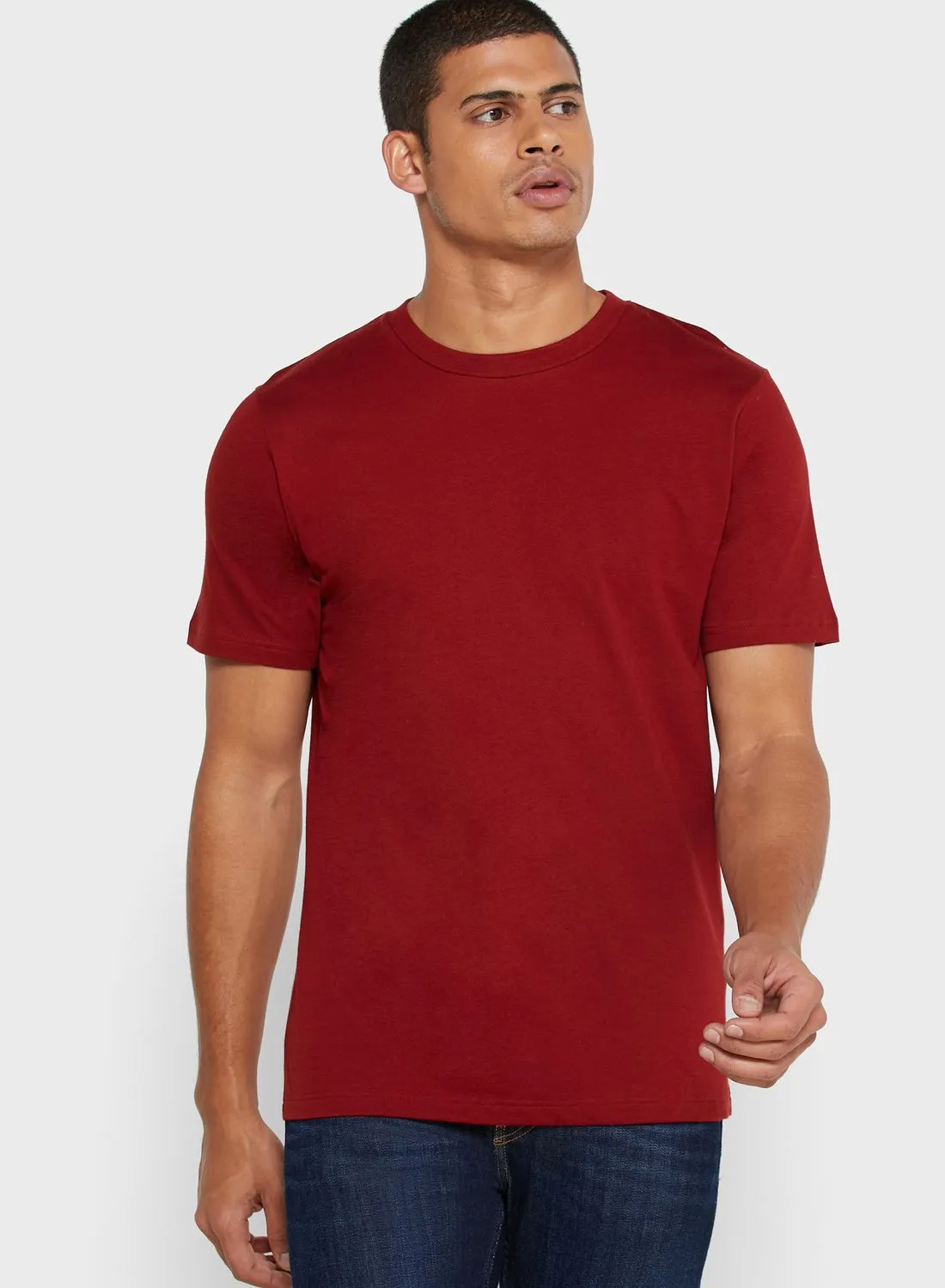 Seventy Five Basics Essential Crew Neck T-Shirt