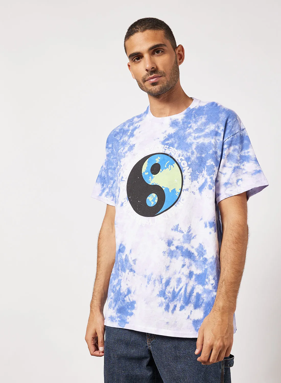 Vintage Supply Tie-Dye Print T-Shirt Multicolour