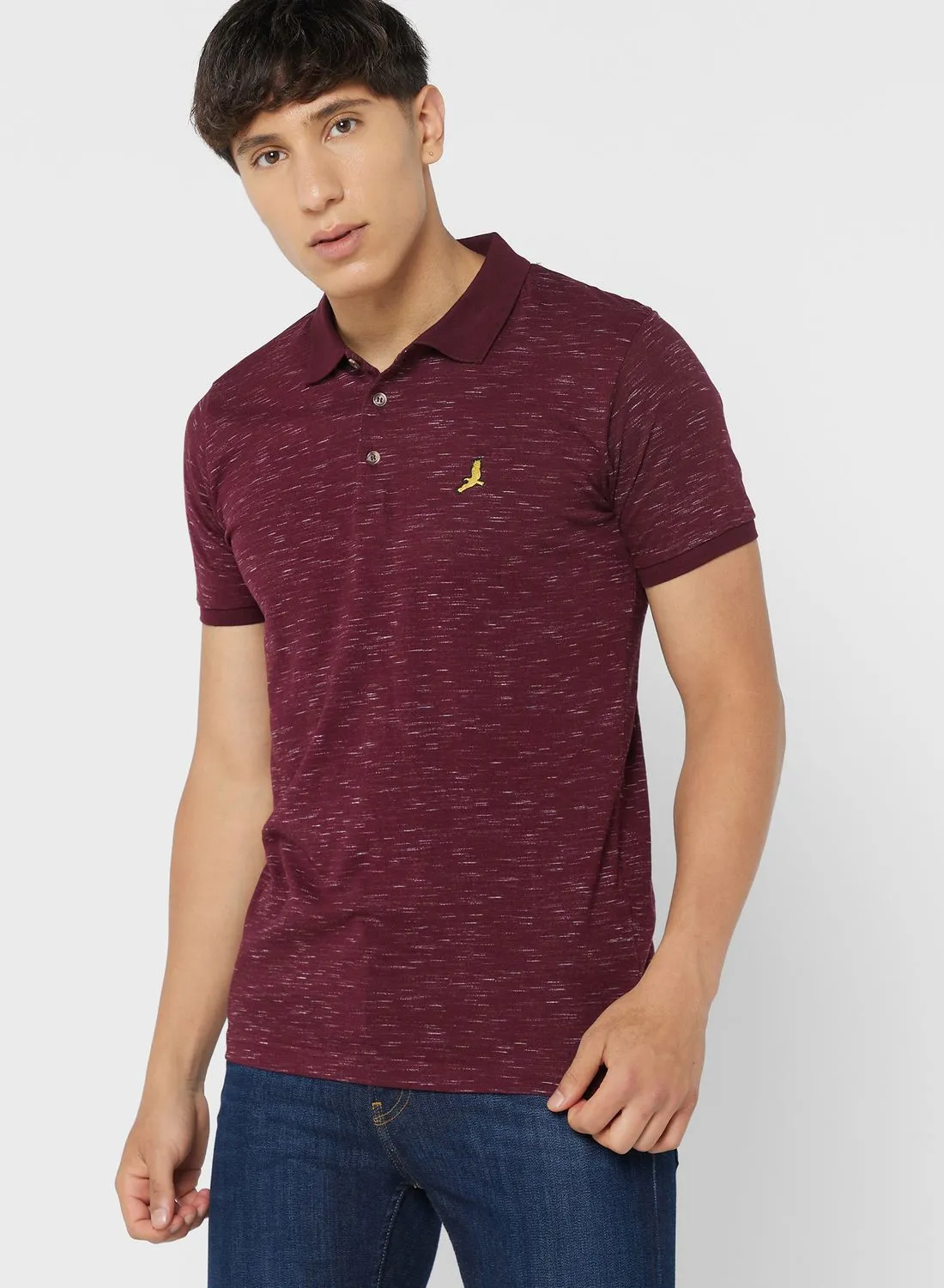 BRAVE SOUL Brave Soul Logo Polo Shirt