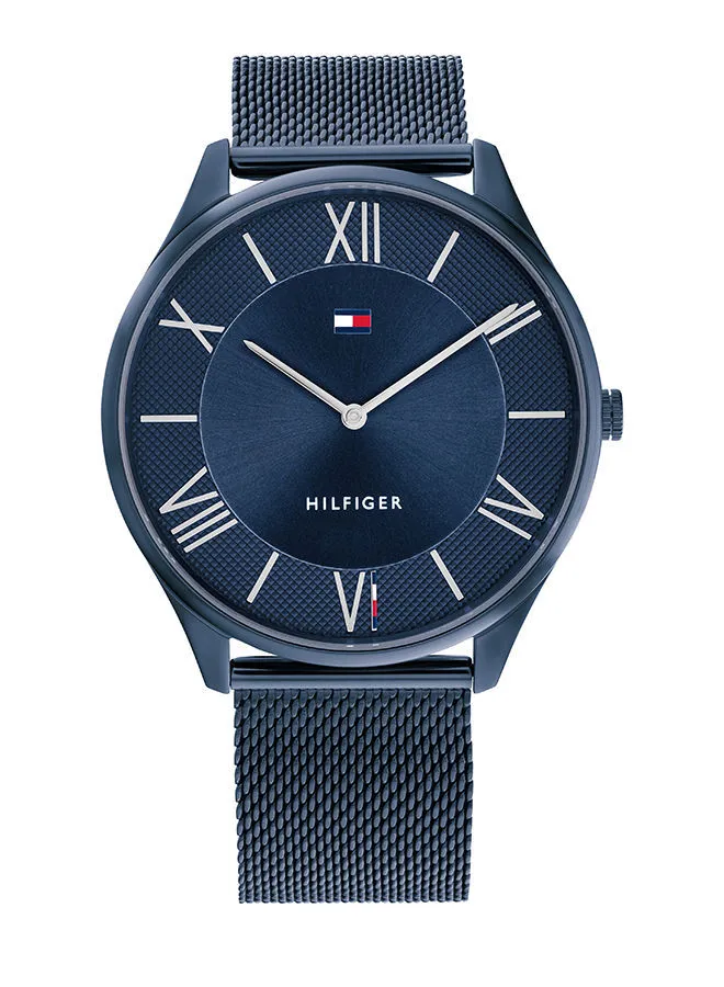 TOMMY HILFIGER Men Analog Round Shape Stainless Steel Wrist Watch 43 mm