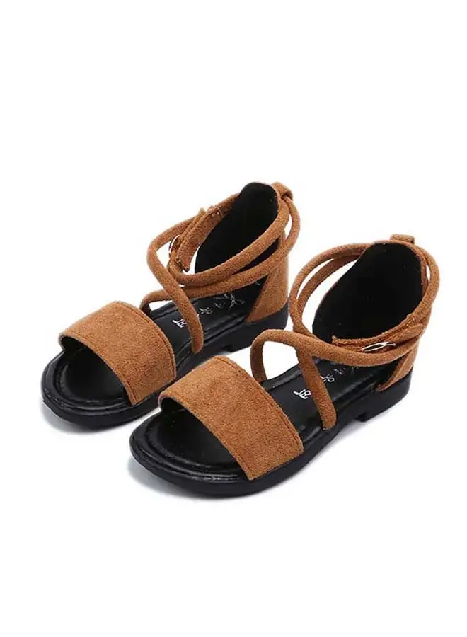 HUSK'SWARE Unique Accent Casual Sandals Brown