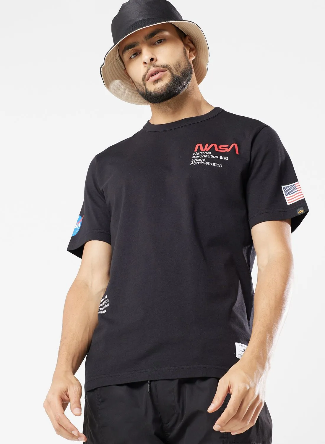 Alpha Industries Nasa Worm Logo T-Shirt