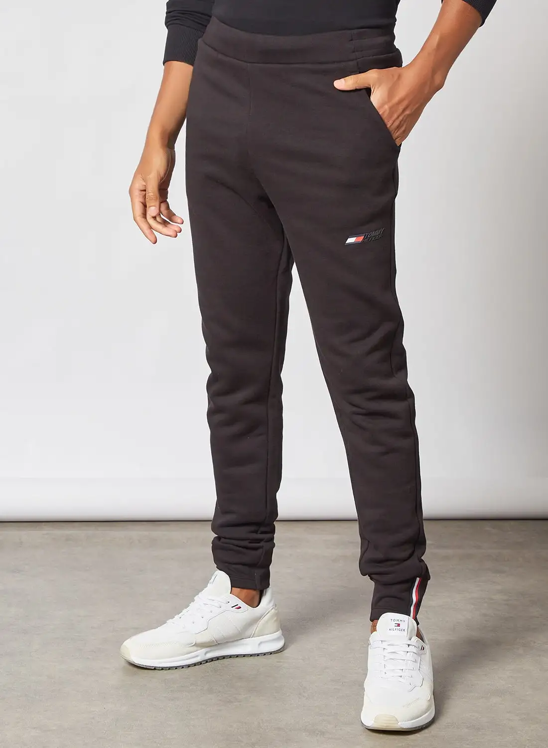 TOMMY SPORT Sport TH Flex Cool Fleece Joggers Black