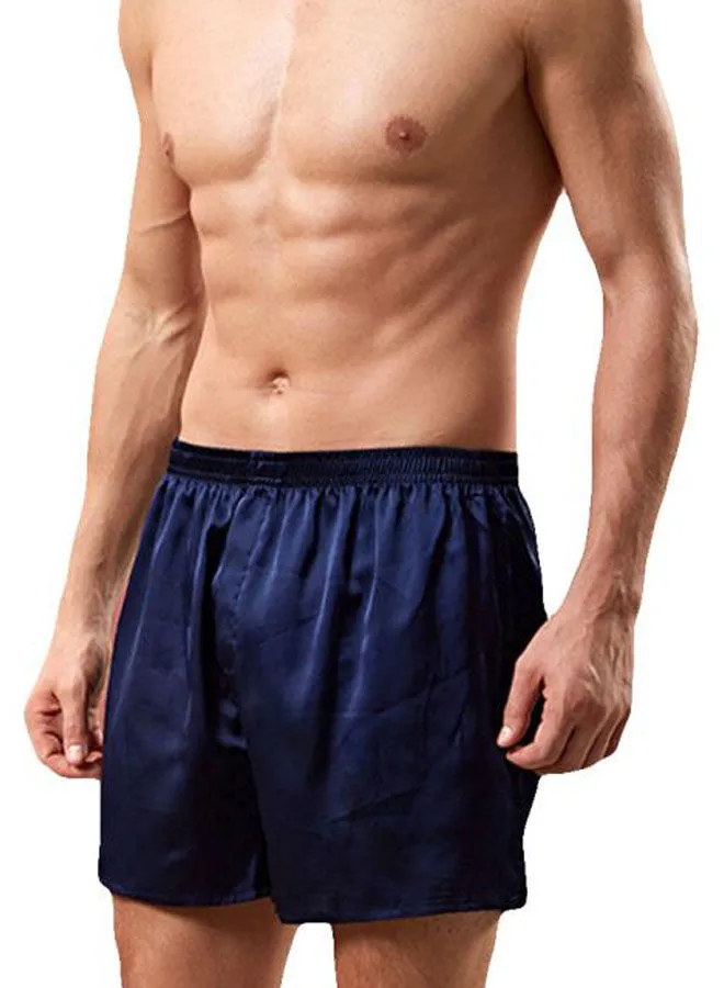 Generic Solid Elasticated Shorts Sapphire Blue