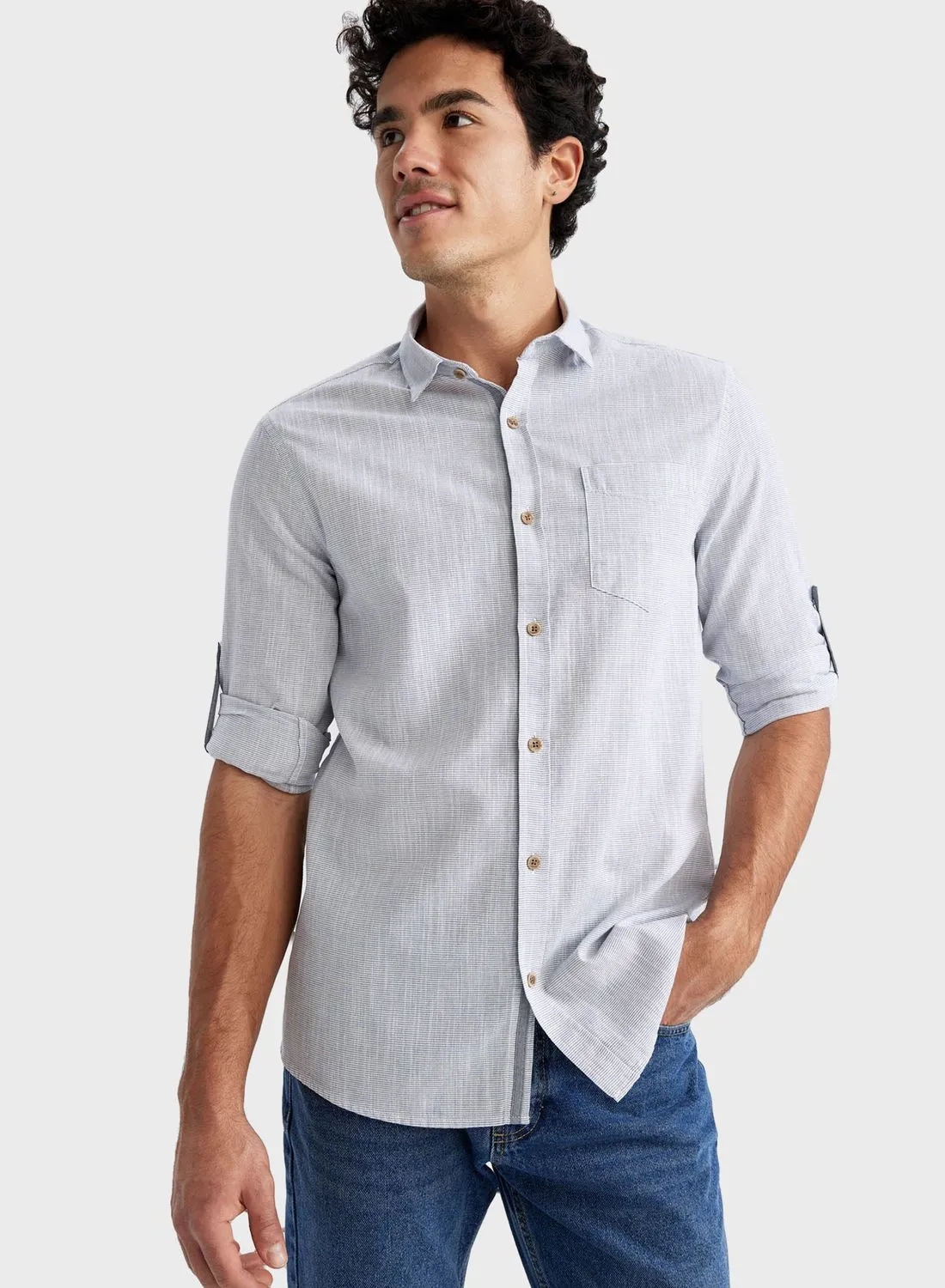 DeFacto Essential Slim Fit Shirt