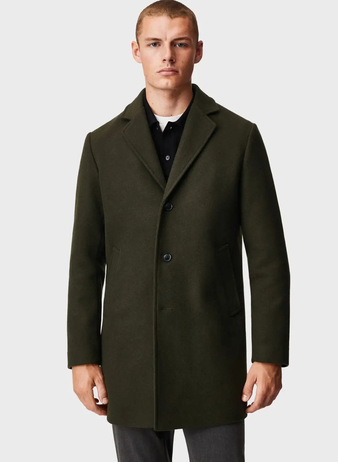 Mango Man Woollen Coat